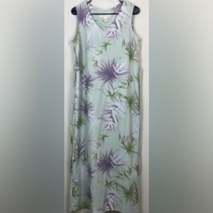 Women’s Vintage Norton McNaughton Maxi Dress Sz Small Sleeveless Lavender
